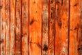 Old wooden orange texture, background for design. horizontal