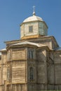 Old wooden orthodox church in Pobirka near Uman -