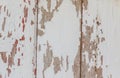 Old wooden painted and chipping paint texture Royalty Free Stock Photo