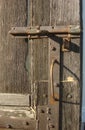 Old Wooden Palace Gate And Lock