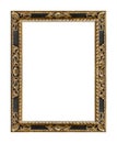 Old wooden picture frame Royalty Free Stock Photo