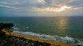 The old wooden pier destroyed over time Royalty Free Stock Photo