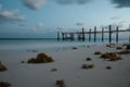 Old wooden pier Royalty Free Stock Photo