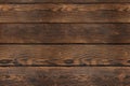 Old wooden plank background. Seamless texture. Vintage brown wood pattern, top view.