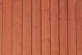 Old wooden planks painted red as a natural background or texture. Royalty Free Stock Photo