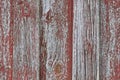 Old wooden planks painted red as a natural background or texture. Royalty Free Stock Photo