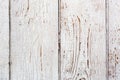 Old wooden planks painted into white close-up background Royalty Free Stock Photo