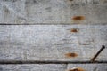 old wooden planks, rusted nails wallpaper background Royalty Free Stock Photo