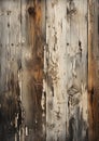 Peeling Layers: A Composition of Weathered Wood Planks and Youth