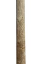Old wooden post isolated on white Royalty Free Stock Photo
