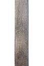 Old wooden post isolated on white Royalty Free Stock Photo