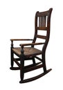 Old Wooden Rockin Chair Royalty Free Stock Photo