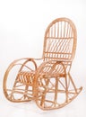 Old wooden rocking chair Royalty Free Stock Photo