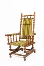 Old wooden rocking chair Royalty Free Stock Photo