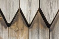 Old wooden roof texture close up. The details of rooftop shingles. Copy space Royalty Free Stock Photo