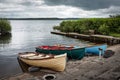 Old Wooden Row Boats