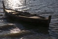 Old wooden rowboat Royalty Free Stock Photo