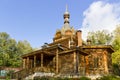 Old wooden Russian Orthodox church Royalty Free Stock Photo