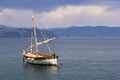 Old wooden sail ship Royalty Free Stock Photo
