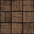 Old wooden seamless background. Grunge table or parquet floor. V Royalty Free Stock Photo