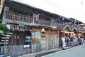 Old wooden shophouses at Chiang Khan, Loei