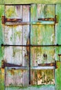 Old wooden shutters, background