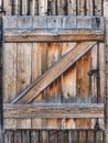 Old wooden shutters Royalty Free Stock Photo