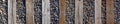 Old wooden sleeper on railway panoramic shot. Royalty Free Stock Photo