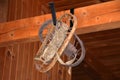 Old wooden Snowshoe