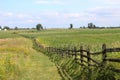 Gettysburg Battlefield Looking Toward the Copse of Trees Royalty Free Stock Photo