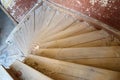 Old wooden stairs Royalty Free Stock Photo