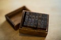 Old wooden stamp Royalty Free Stock Photo