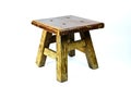 Old wooden stool Royalty Free Stock Photo