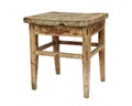 Old wooden stool Royalty Free Stock Photo