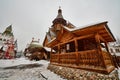 Old wooden structure at Izmailovsky Kremlin, Moscow