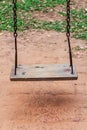 Old wooden swing Royalty Free Stock Photo