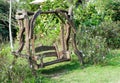 Old wooden swing Royalty Free Stock Photo