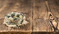 Old wooden table with mixed Seeds (selective focus) Royalty Free Stock Photo