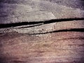 Old wooden texture with large cracks Royalty Free Stock Photo