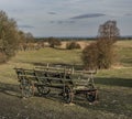 Old wooden vehicle near Bezdez village