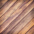 Old wood wall slant texture. background old panels Royalty Free Stock Photo