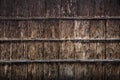 Old wooden wall structure with vertical and horizontal lines Royalty Free Stock Photo