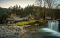 Old wooden water mill at National Nature Reserve Kvacianska dolina, Slovakia