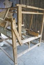 Old Wooden Weaving Machine Royalty Free Stock Photo