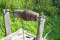 Old wooden well