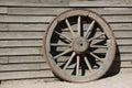 Old wooden wheel