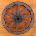 Old wooden wheel Royalty Free Stock Photo