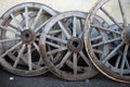 Old Wooden Wheels Royalty Free Stock Photo