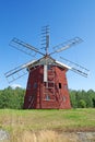 Old wooden windmill Royalty Free Stock Photo