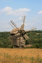 Old wooden windmill Royalty Free Stock Photo